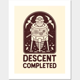 Descent Completed Emblem Posters and Art